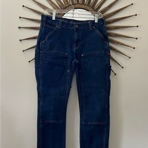 Dovetail reinforced jeans
